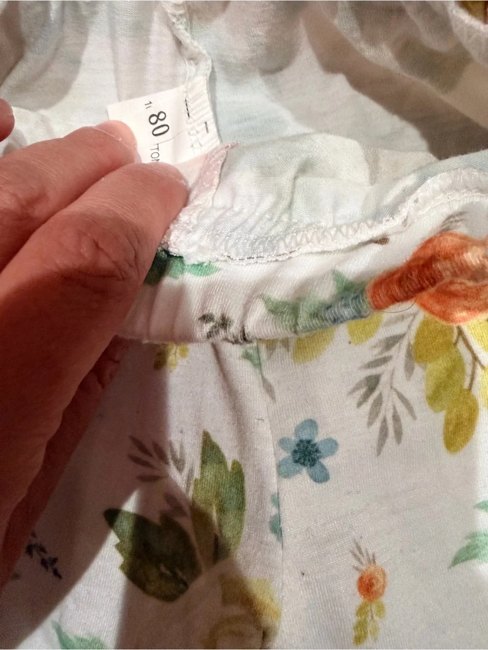 Baby girl gold and floral outfit